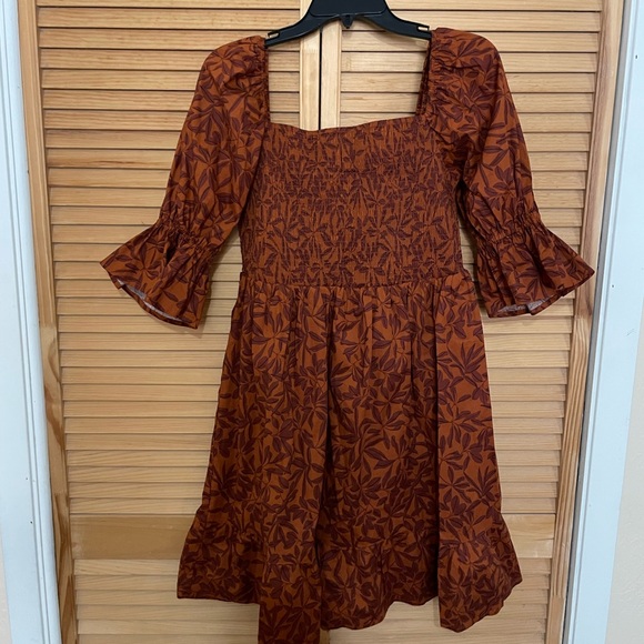 Eloquii Dresses & Skirts - Eloquii Elements Orange/ Brown/Rust dress with pattern. Size 16